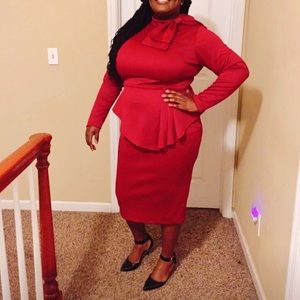 🏝Classy Red dress